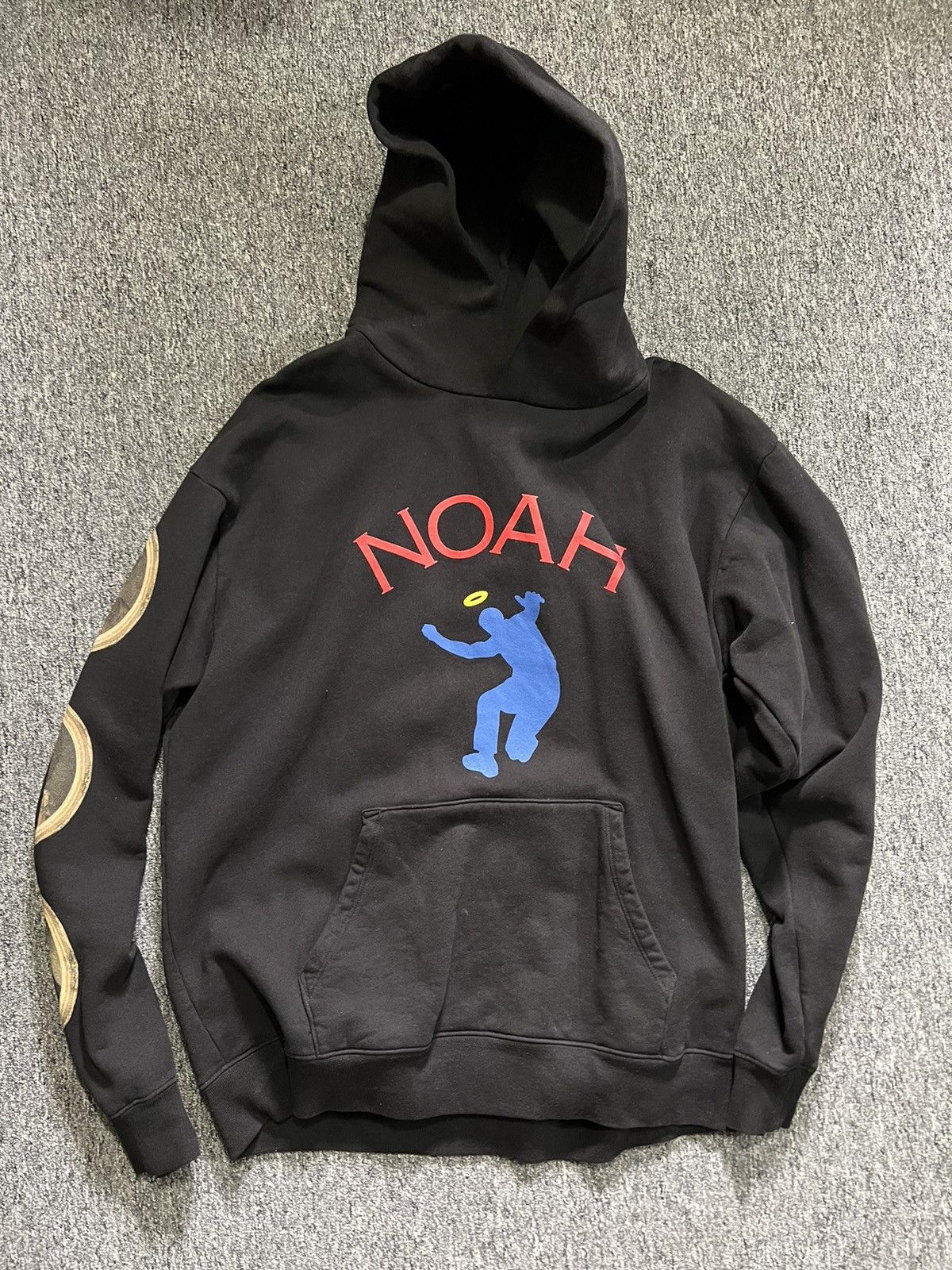 image of Noah x Union Hoodie in Black, Men's (Size XL)