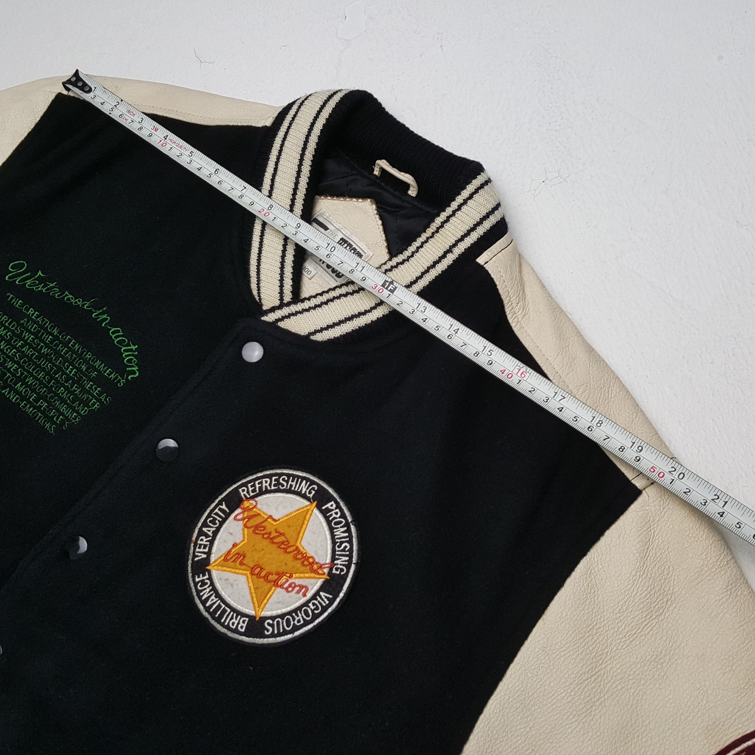 Vintage Vintage WESTWOOD IN ACTION American Style Varsity Jacket Size US XL / EU 56 / 4 - 5 Thumbnail
