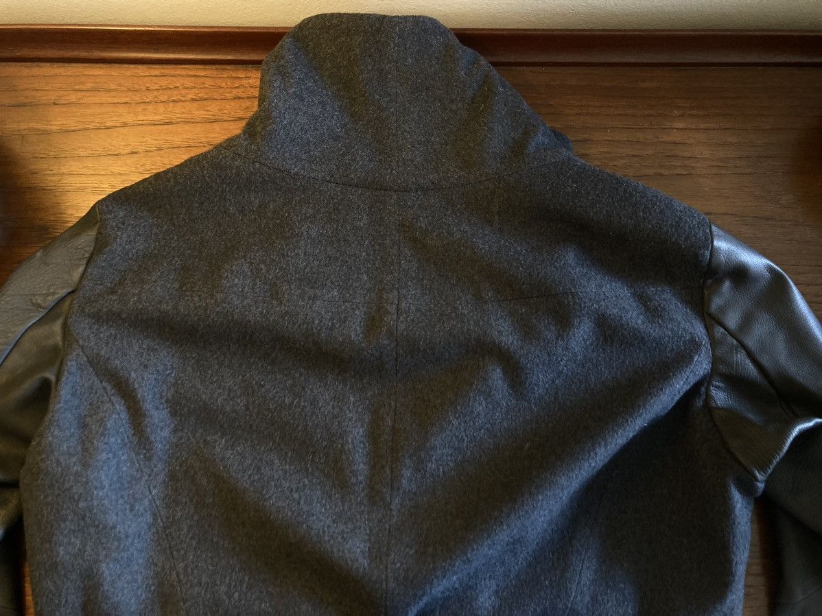 Devoa Wool Jacket W/ Leather Sleeves Size US L / EU 52-54 / 3 - 7 Thumbnail