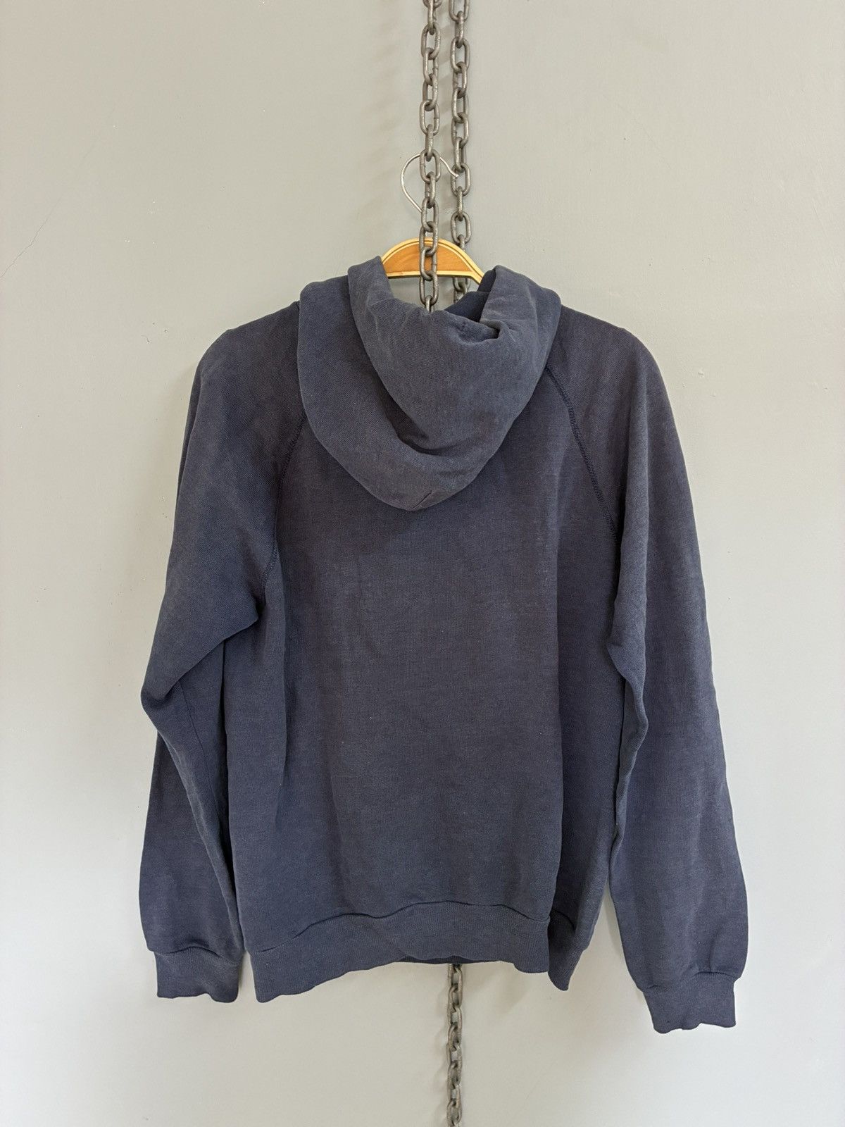 Vintage Vintage 80s Plain Hoodie Size US M / EU 48-50 / 2 - 2 Thumbnail