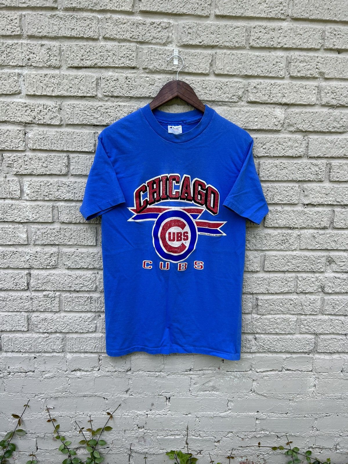 Vintage 1990 Champion X Chicago Cubs short-sleeve graphic tee Size US L / EU 52-54 / 3 - 1 Thumbnail