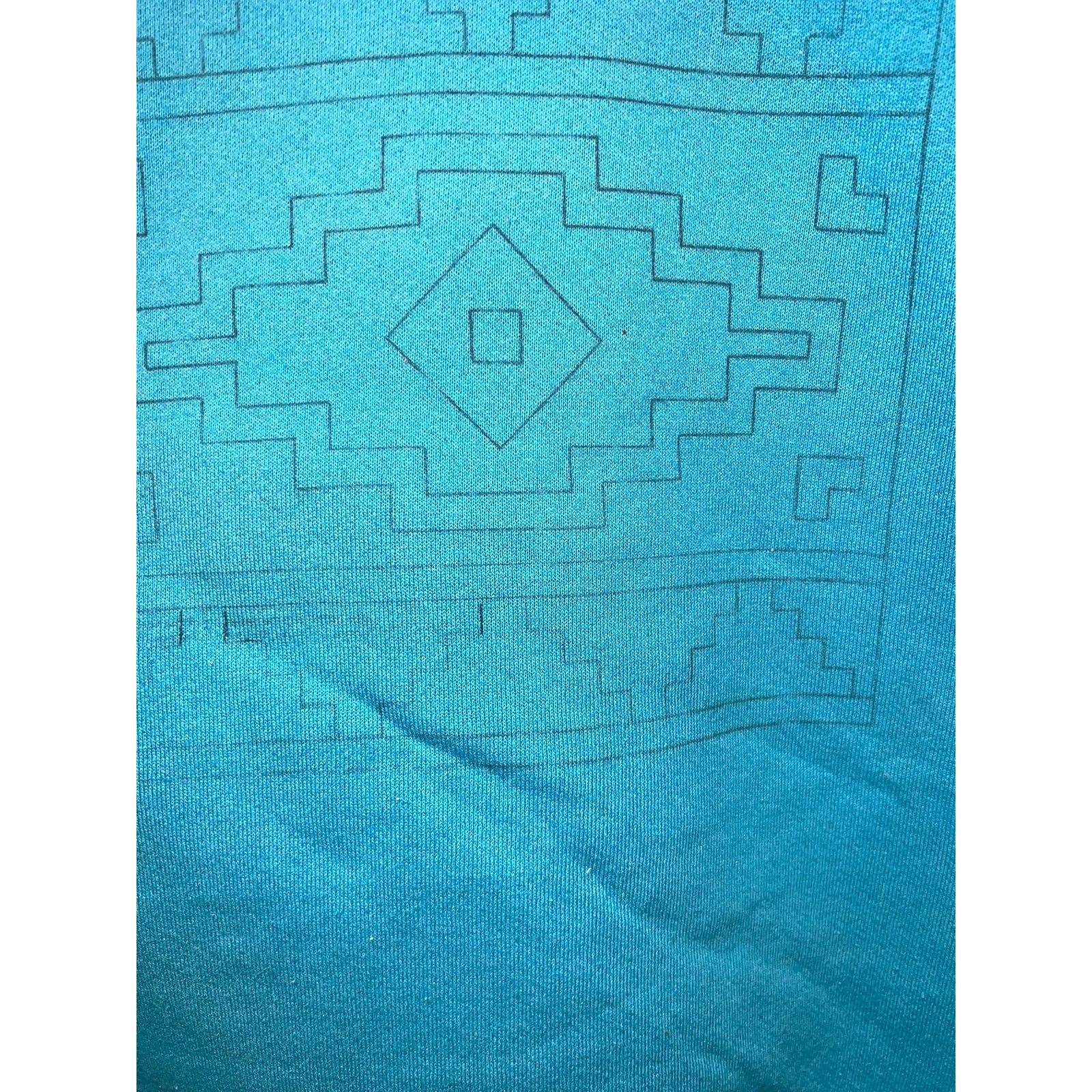 Fruit Of The Loom Vintage Southwest Sweatshirt Aztec Design Tribal Crewneck XL Size US XL / EU 56 / 4 - 4 Thumbnail