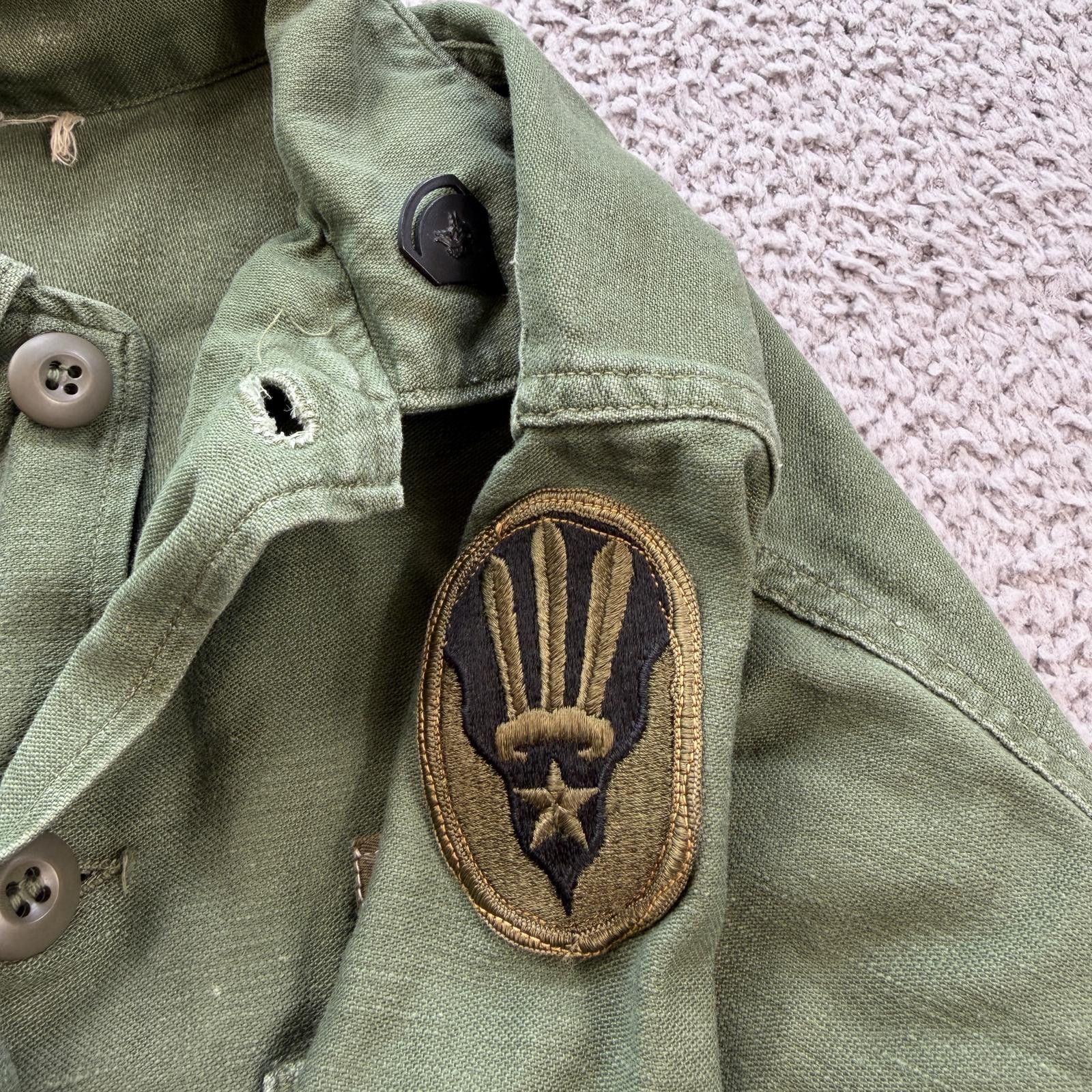 Other Vintage Vietnam Era US Army OG-107 Utility Shirt Military M Size US M / EU 48-50 / 2 - 6 Thumbnail