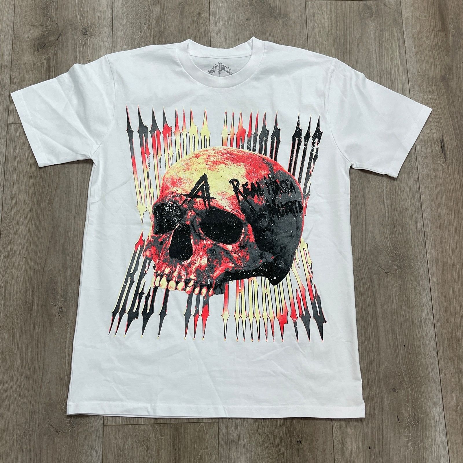 Supreme Rest In Paradise Skull Legends Tee T Shirt White Size Medium Size US M / EU 48-50 / 2 - 1 Thumbnail