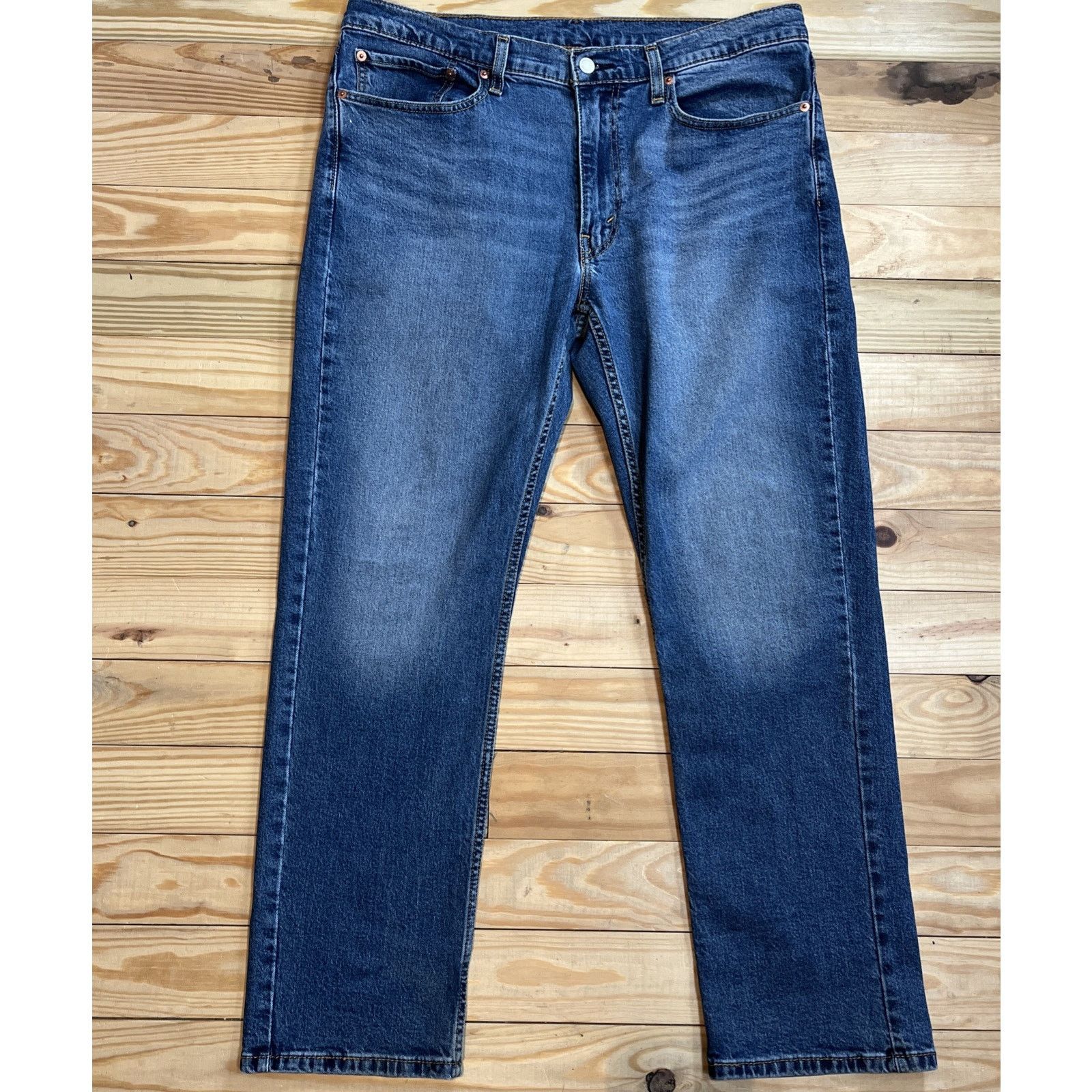 Levi's Levi's 514 Jeans Men's 36x30 Medium Wash Slim Straight Leg Size US 36 / EU 52 - 1 Thumbnail