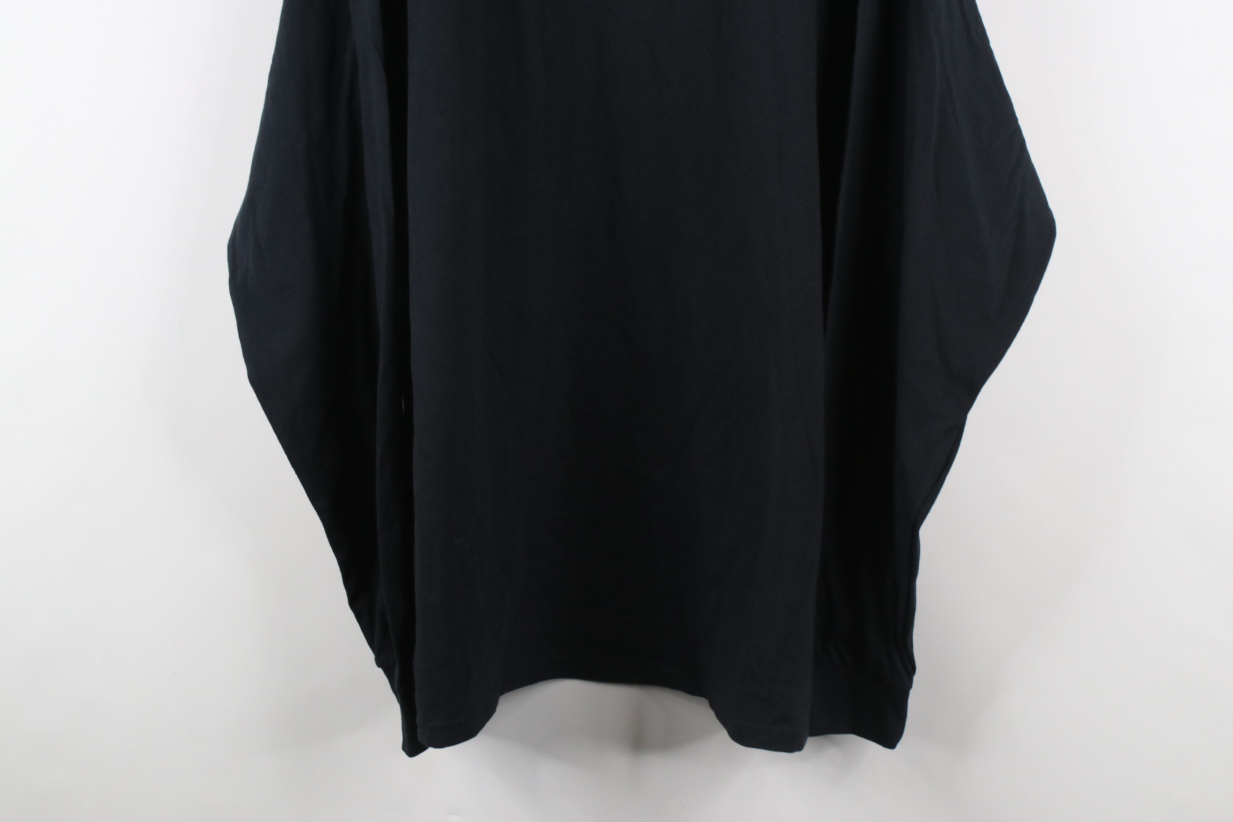 Vintage Vintage 90s Streetwear Long Sleeve T-Shirt Black Cotton Size US XXL / EU 58 / 5 - 3 Thumbnail