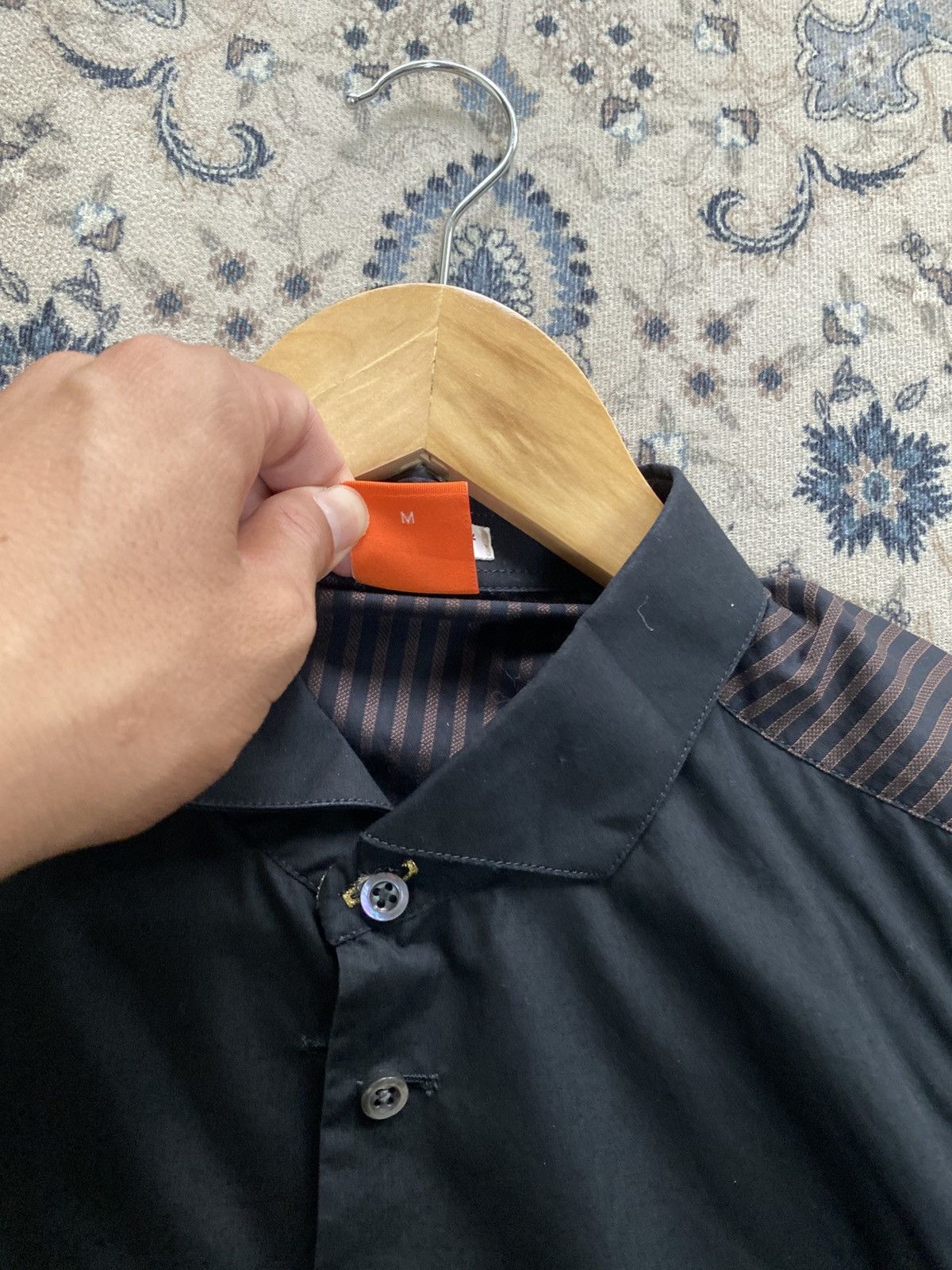 Hugo Boss HUGO BOSS HANDMADE LONGSLEEVE SHIRT DESIGNER Size US M / EU 48-50 / 2 - 7 Thumbnail