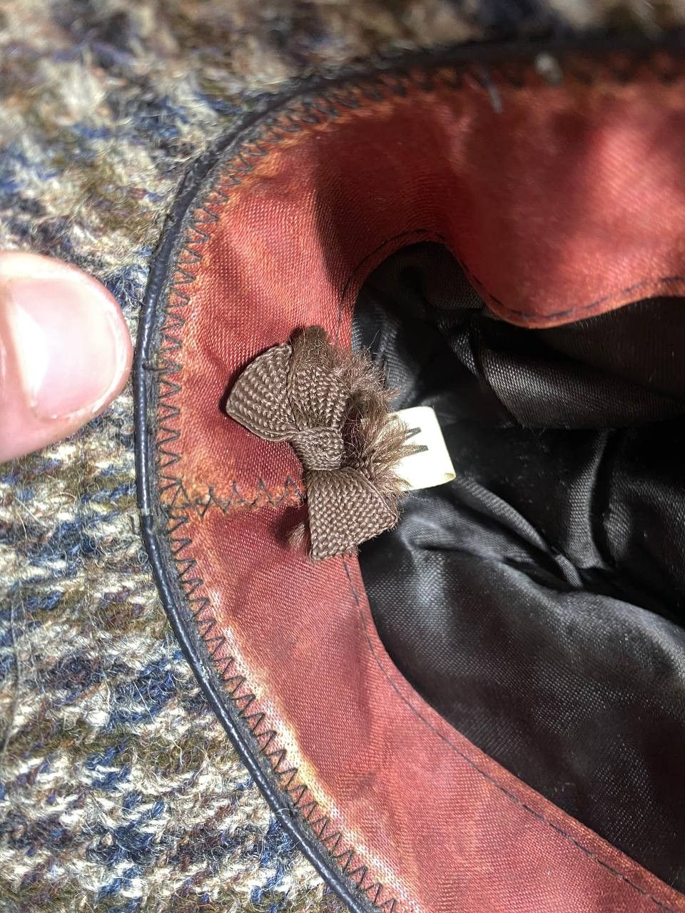 Harris Tweed × Vintage Harris Tweed cap hat Size ONE SIZE - 5 Thumbnail