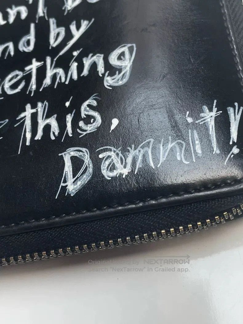 Comme des Garcons COMME des GARCONS Leather Card Holder Wallet. Size ONE SIZE - 3 Thumbnail