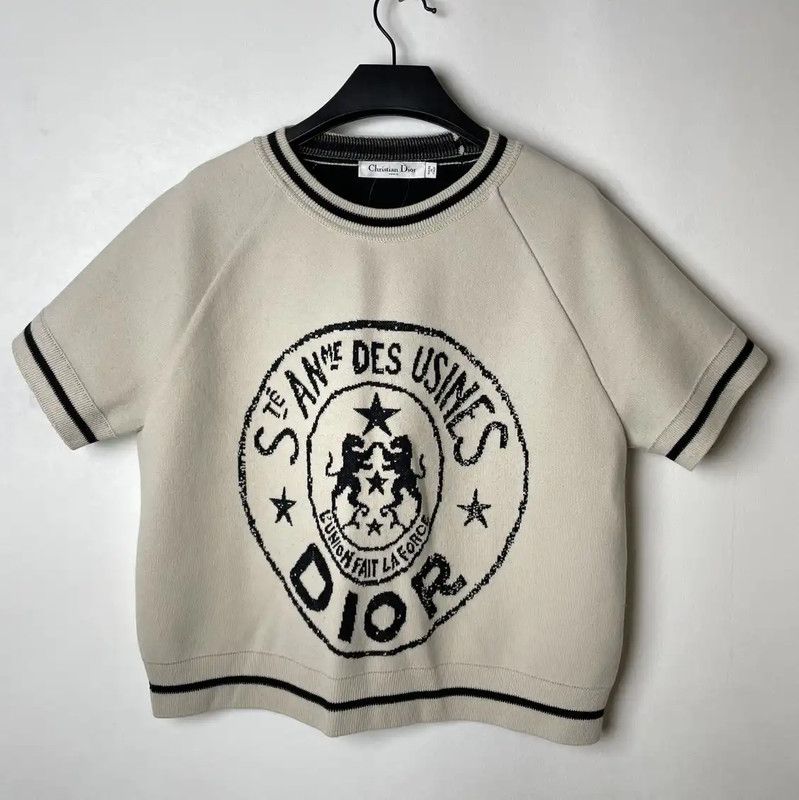Dior Dior Beige Cashmere Women's Sweater 0089 Size S / US 4 / IT 40 - 1 Thumbnail