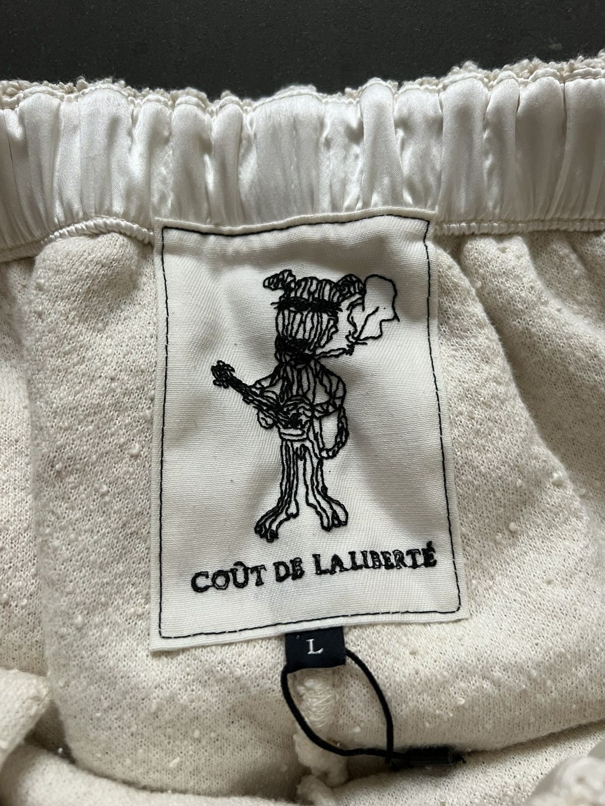 Cout de la Liberte Flaming Skull WWC Choppers Wide Leg Baggy Sweatpants Size US 30 / EU 46 - 6 Thumbnail