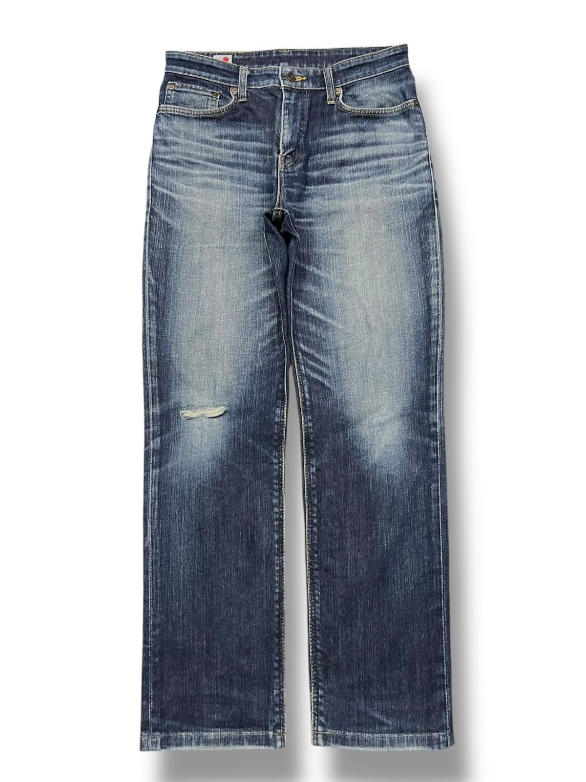 Edwin Vintage Edwin 503 Japan - Faded Wash, Distressed Denim Size US 31 - 2 Thumbnail