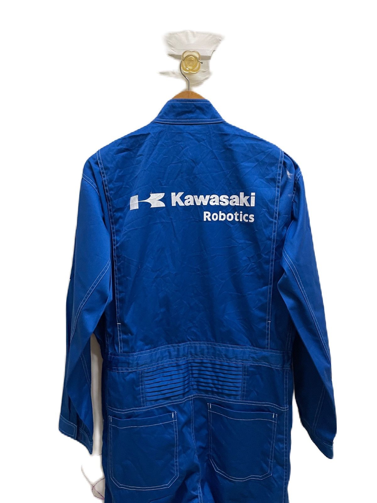 Japanese Brand Kawasaki Robotics Jumsuit Coverall Size US 38 / EU 54 - 5 Thumbnail