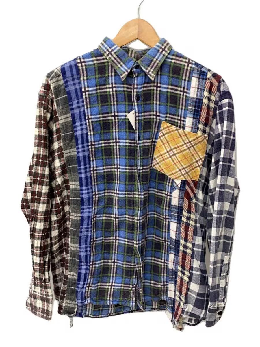 Needles Reconstructed Rebuild Flannel Button Shirt Size US M / EU 48-50 / 2 - 1 Thumbnail