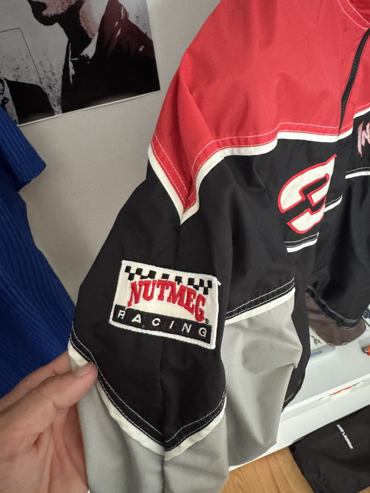Nutmeg Vintage Nutmeg Mills Dale Earnhardt Sr NASCAR Windbreaker. L Size US L / EU 52-54 / 3 - 7 Thumbnail