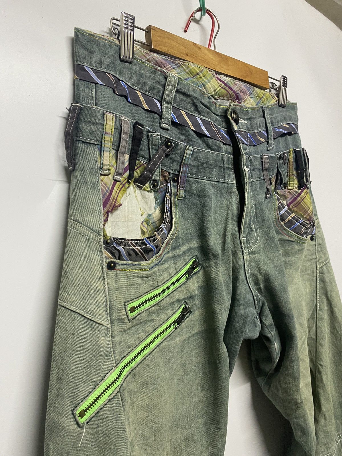 Hysteric Glamour × Japanese Brand BreathMin Double Waist Japanese Punk Pant Size US 32 / EU 48 - 10 Thumbnail