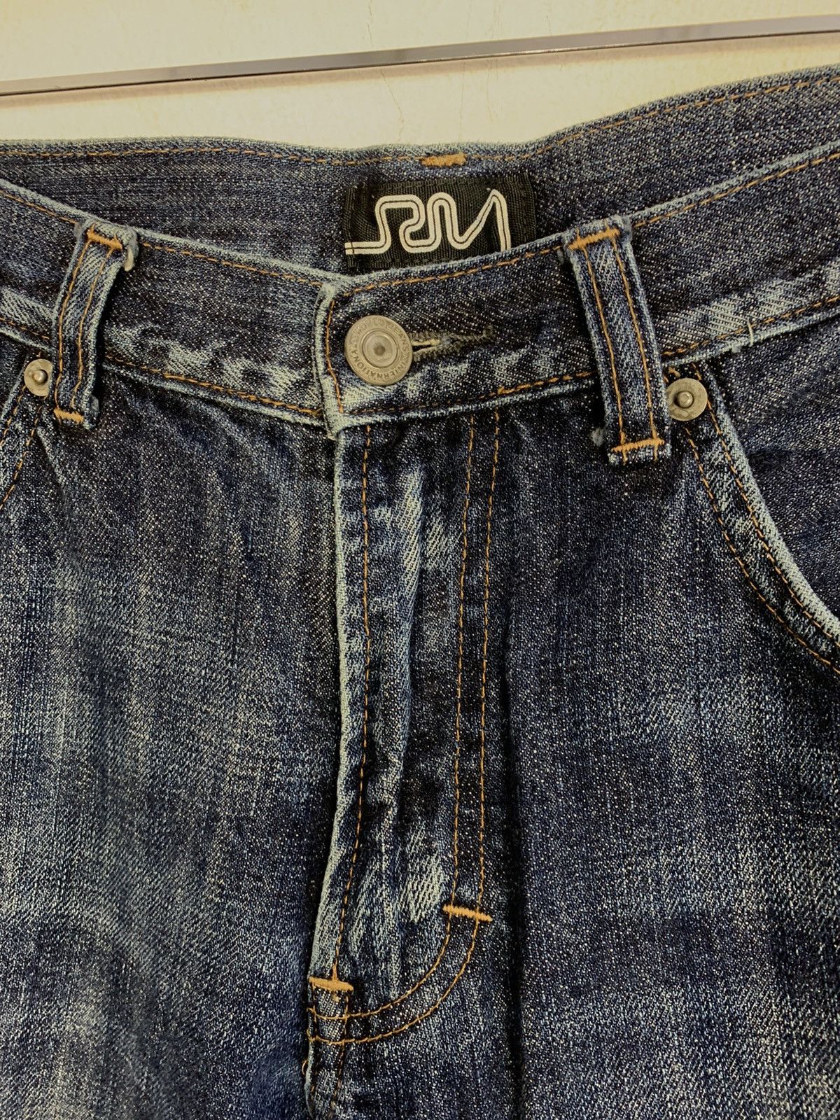 Japanese Brand Hype 90s RNA Inc Distressed Indigo Denim Size US 32 / EU 48 - 5 Thumbnail