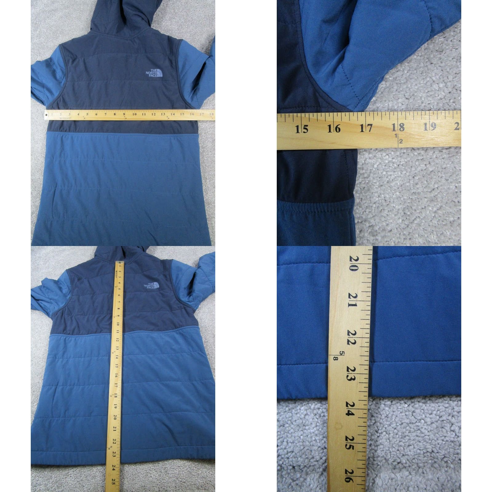 The North Face The North Face Jacket Womens XS Blue Full Zip Outdoor Casual Winter Fall Spring Regular Pattern Solid Size XS / US 0-2 / IT 36-38 - 8 Thumbnail