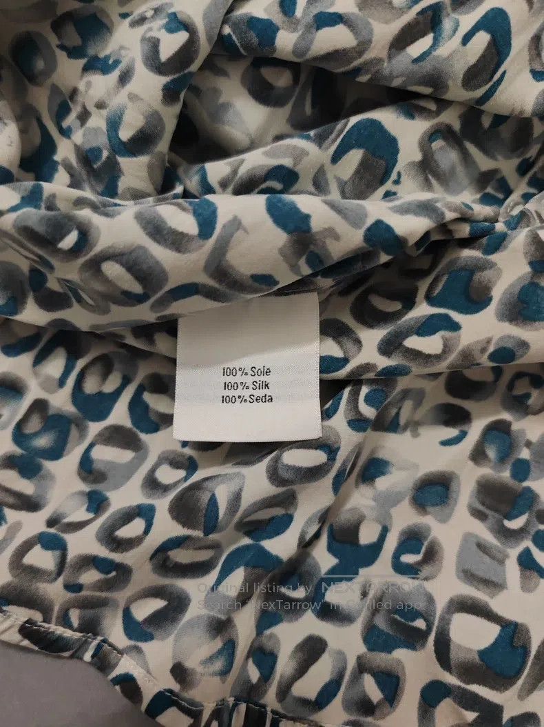 Hermes Hermes size 38 Men's silk short-sleeve shirt, 100% mulberry Size US S / EU 44-46 / 1 - 4 Thumbnail