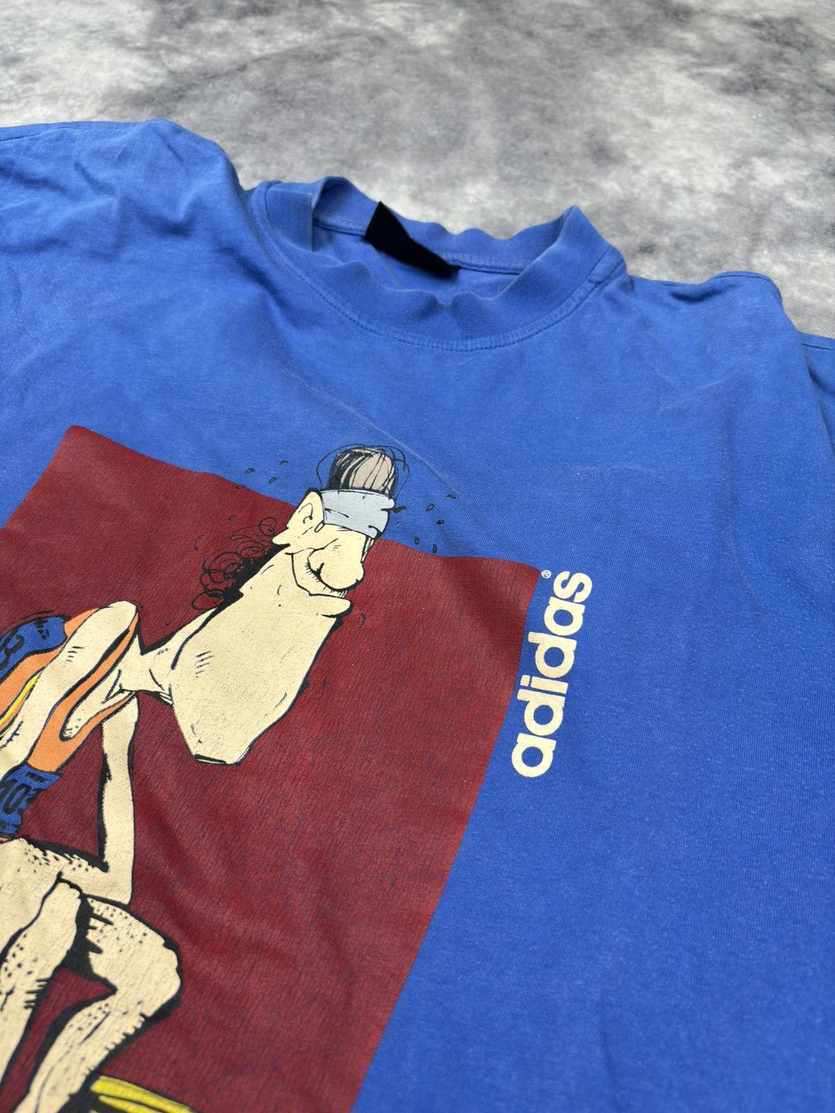 Adidas × Vintage Vintage Adidas The Winner Takes It All Super Rare 80s 90s Size US L / EU 52-54 / 3 - 3 Thumbnail