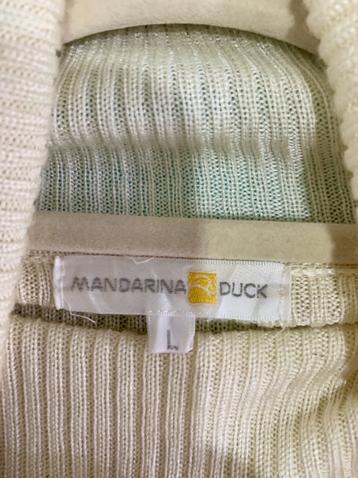 Designer × Mandarina Duck × Vintage MANDARINA DUCK vintage Knitwear Size L / US 10 / IT 46 - 3 Thumbnail