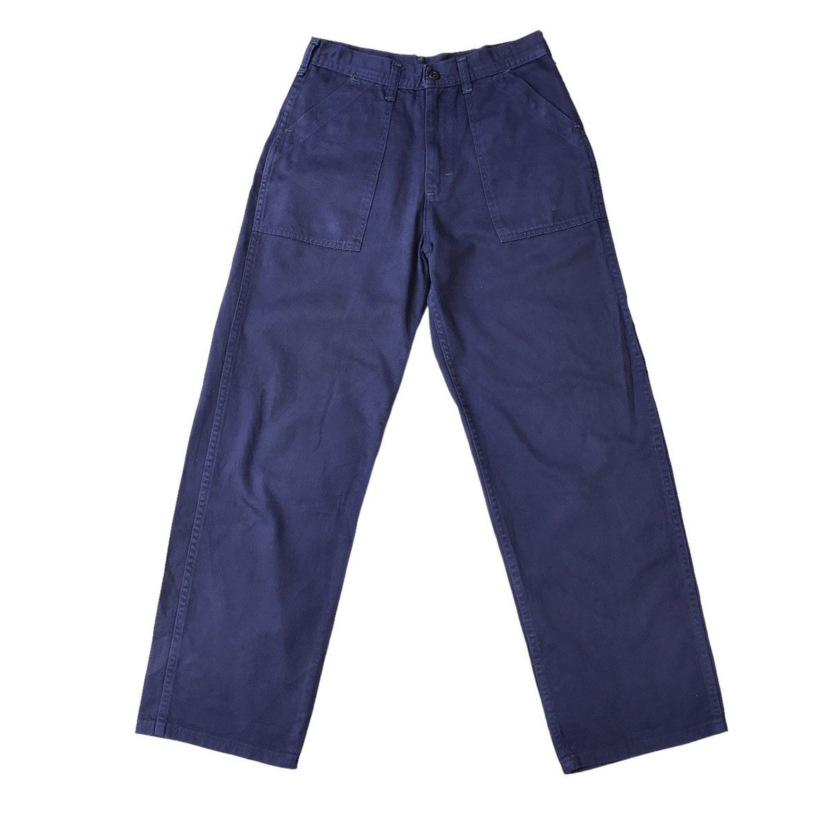 Vintage Sweet-Orr USA True Vintage 1960s Blue Baker Pants Size US 29 - 1 Thumbnail