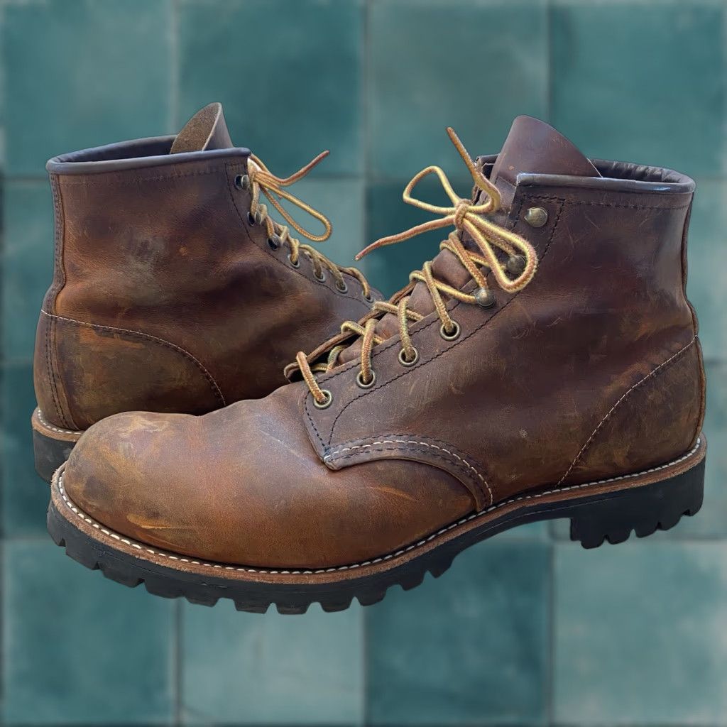 VINTAGE Red Wing Shoes Men's Boot 13 D Brown Leather Work/Casual