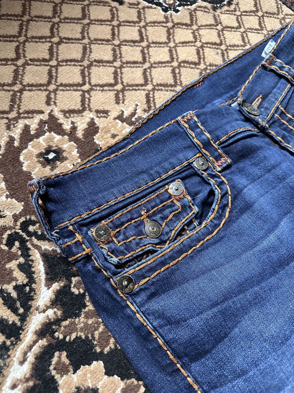 Japanese Brand True Religion Pants Denim Size US 36 / EU 52 - 10 Thumbnail