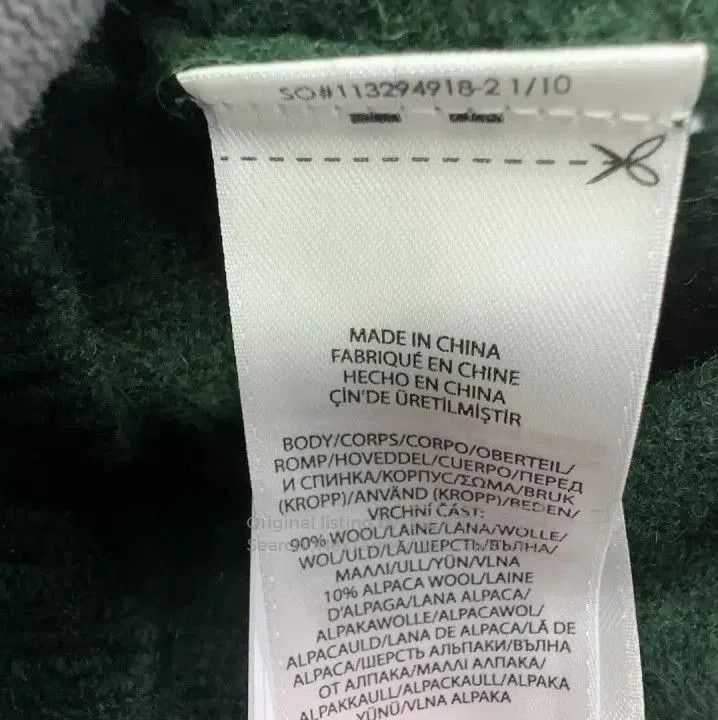 Polo Ralph Lauren Polo Ralph Lauren Men's Green Pony Embroidered Sweater. Size US S / EU 44-46 / 1 - 6 Thumbnail