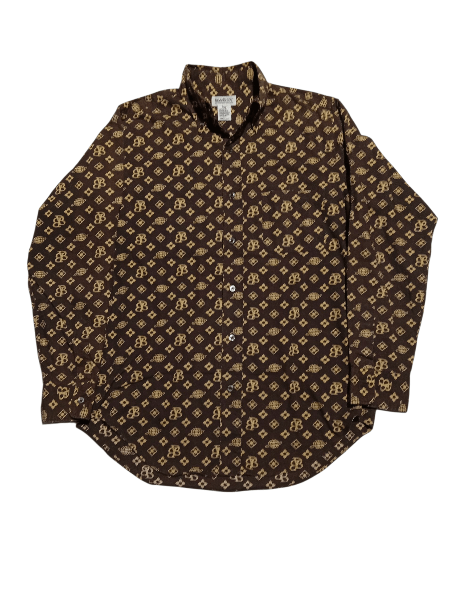 Beams Japan Beams Ripoff LV Monogram Buttons up Shirt Size US M / EU 48-50 / 2 - 2 Thumbnail