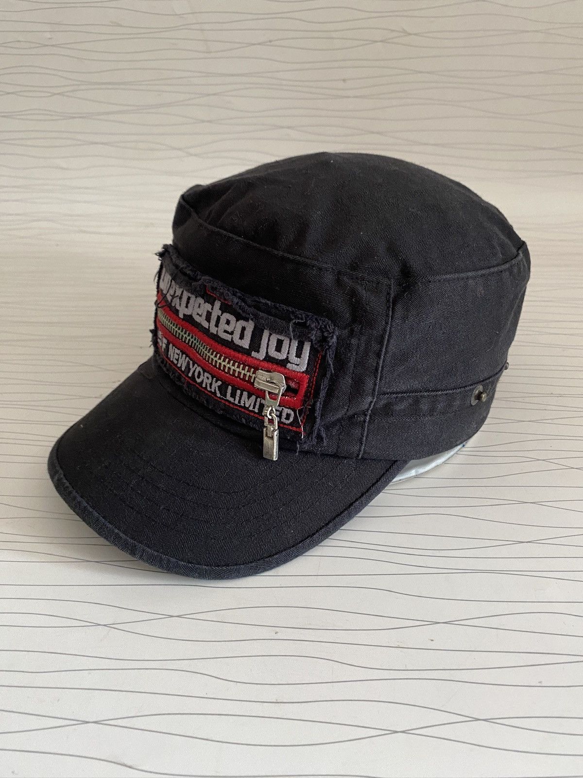 If Six Was Nine J..CAP&CO Patch Embroidery Zipper Patrol Cap Size ONE SIZE - 3 Thumbnail