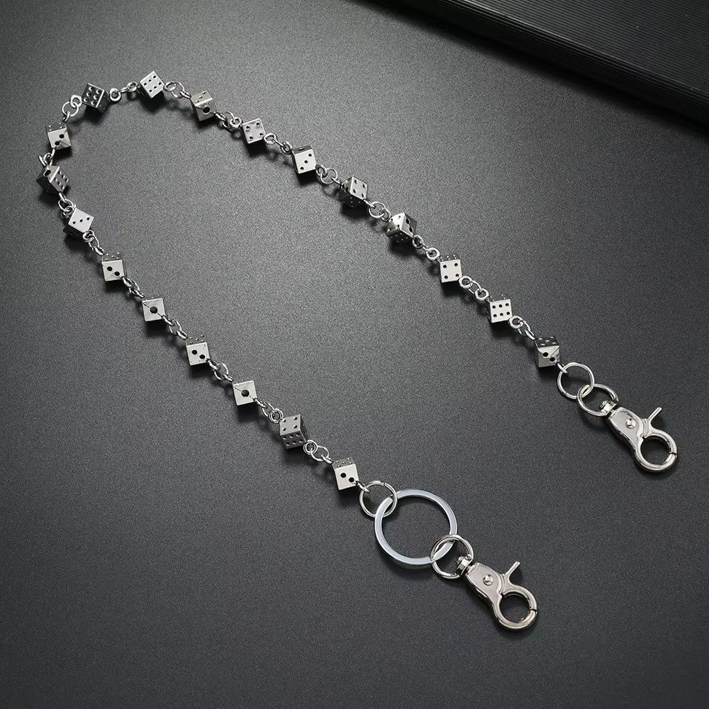 Jewelry Rock Fashion Dice Pants Chain Size ONE SIZE - 3 Thumbnail
