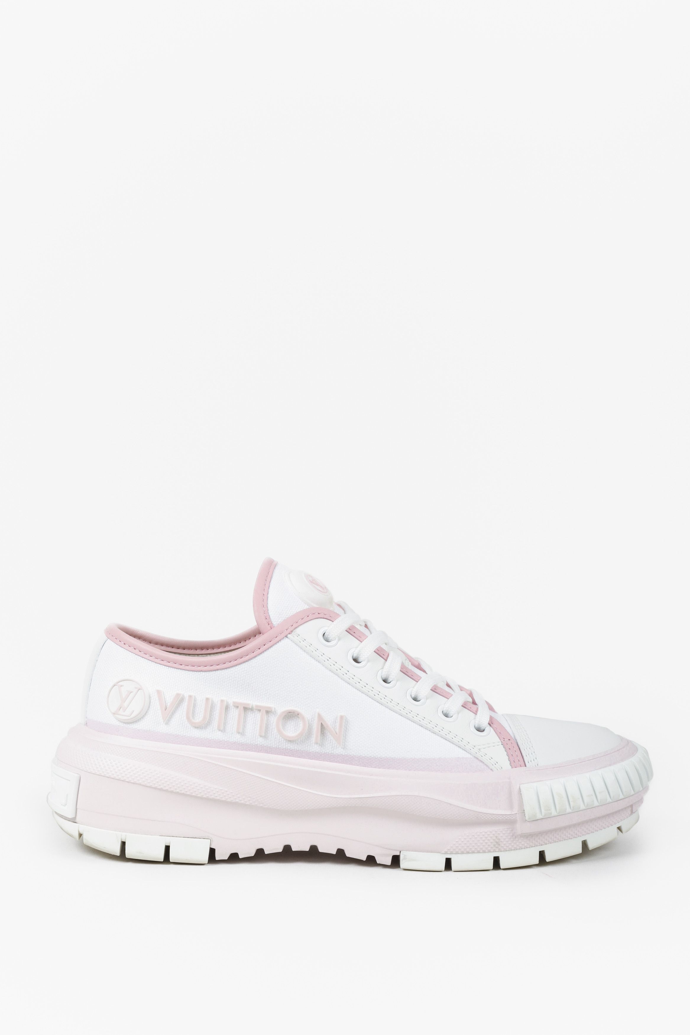 Louis Vuitton Womens Low-top Sneakers, White, IT37.5