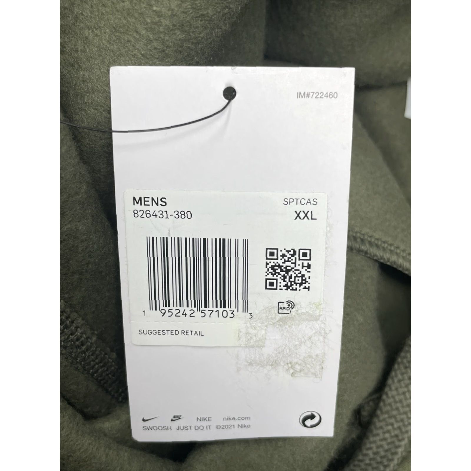 Nike Nike Tech Fleece Pants Jogger 2XL Green 90s Nike Club Fleece Long Training New XXL Pants Men Zip Pocket Tapered Regular Fit Nike Brand Size US 39 - 5 Thumbnail
