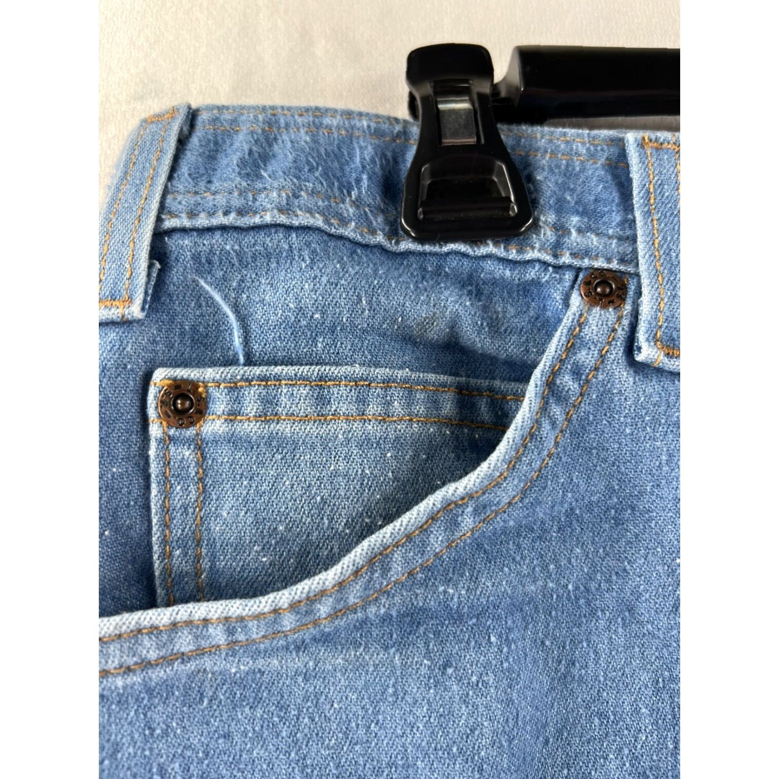 Levi's VINTAGE Levi's Denim Jeans Baggy Straight Leg 34x26 Medium Blue Wash USA 505 Mens Jeans Size US 34 / EU 50 - 6 Thumbnail