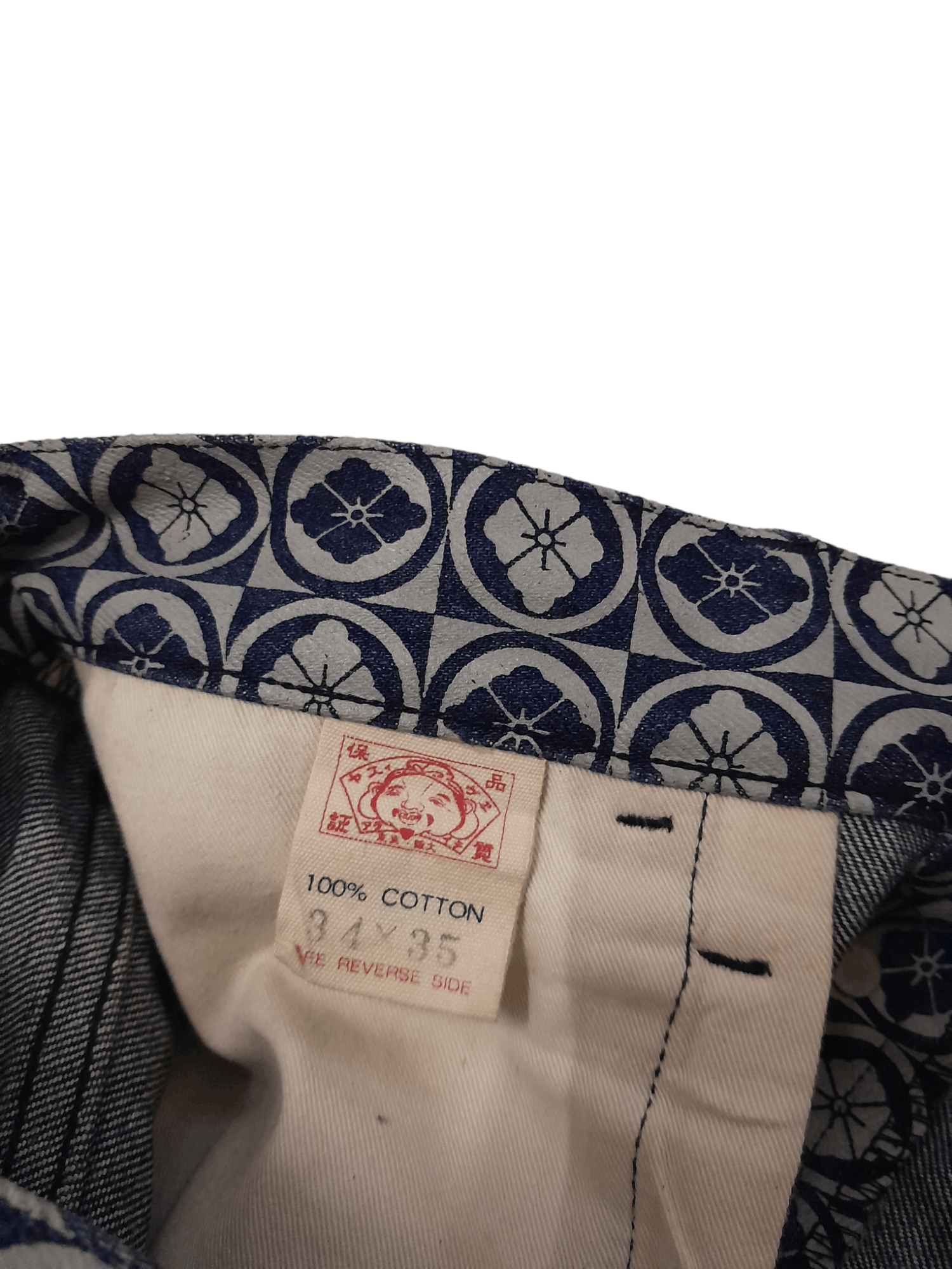 Evisu Evisu Hidehiko Yamane Full Print Denim Ebisu Logo (F301) W34 Size US 34 / EU 50 - 10 Thumbnail