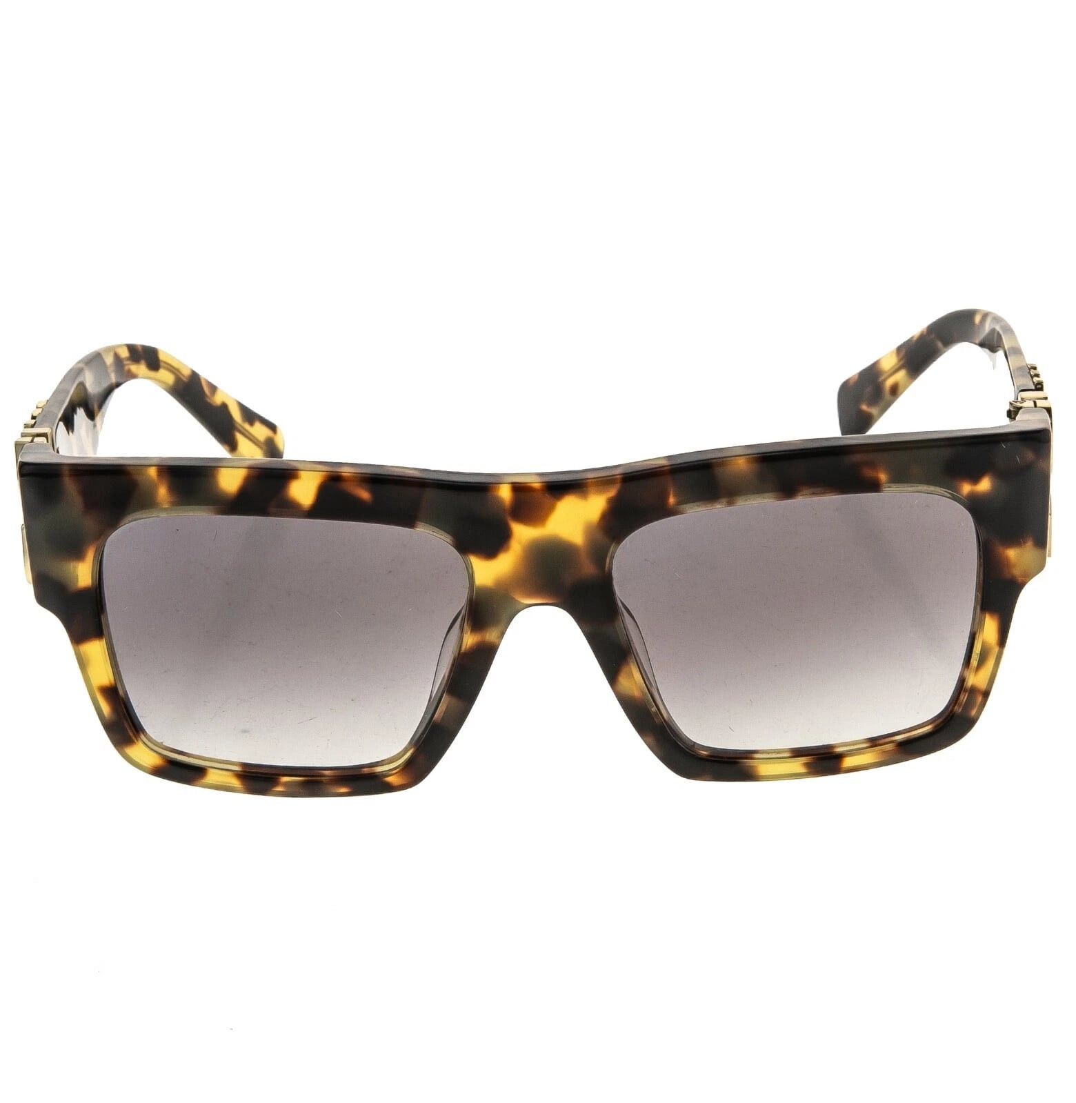 Miu Miu MIU MIU LOGO MU10WS Brown Havana Geometric Luxury 10W Size ONE SIZE - 5 Thumbnail