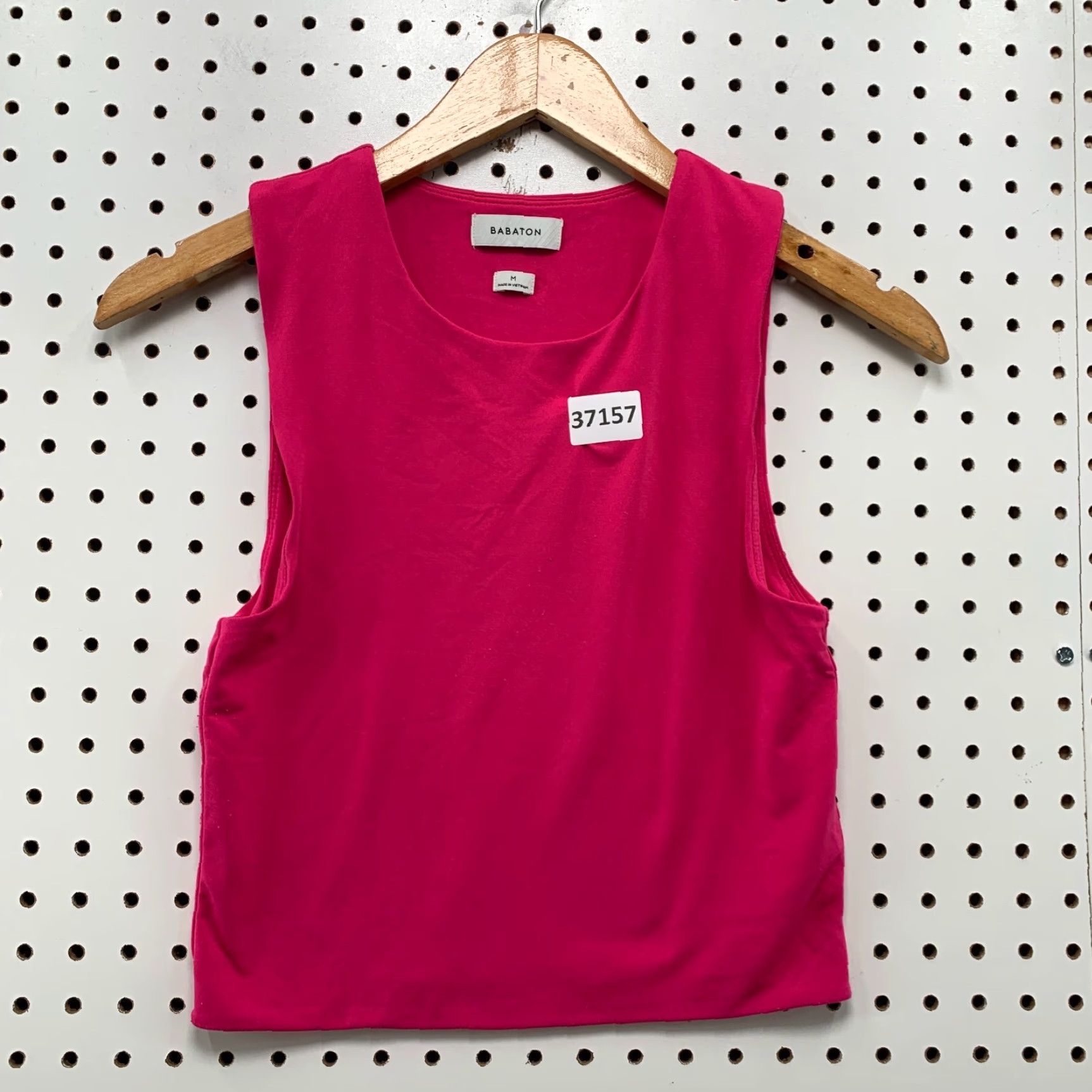 Aritzia Aritzia Babaton Sleeveless Tank Top Womens Medium Pink Casual Cropped 13x17 Size M / US 6-8 / IT 42-44 - 7 Thumbnail