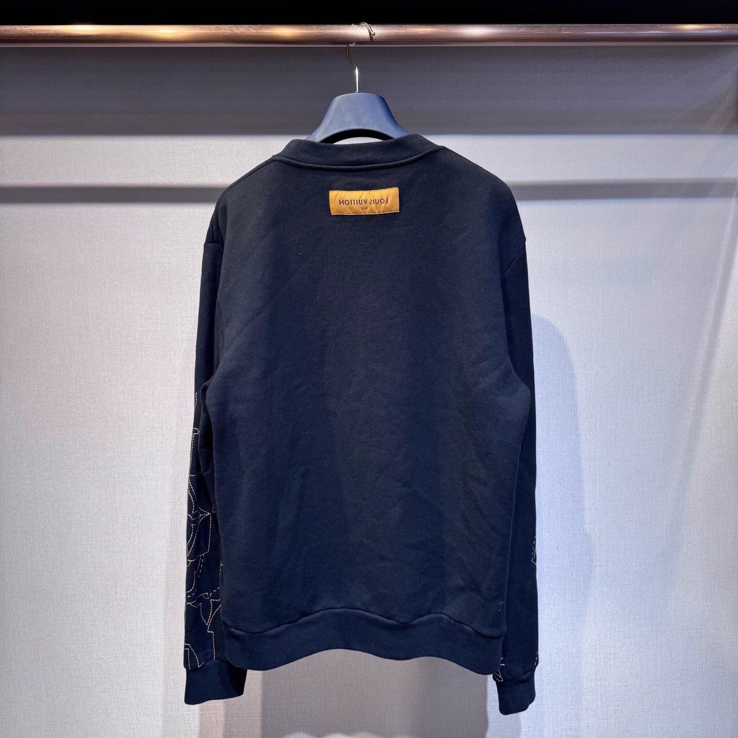 Louis Vuitton Louis Vuitton Music Line Knit Logo Sweater Size M Size US M / EU 48-50 / 2 - 2 Thumbnail