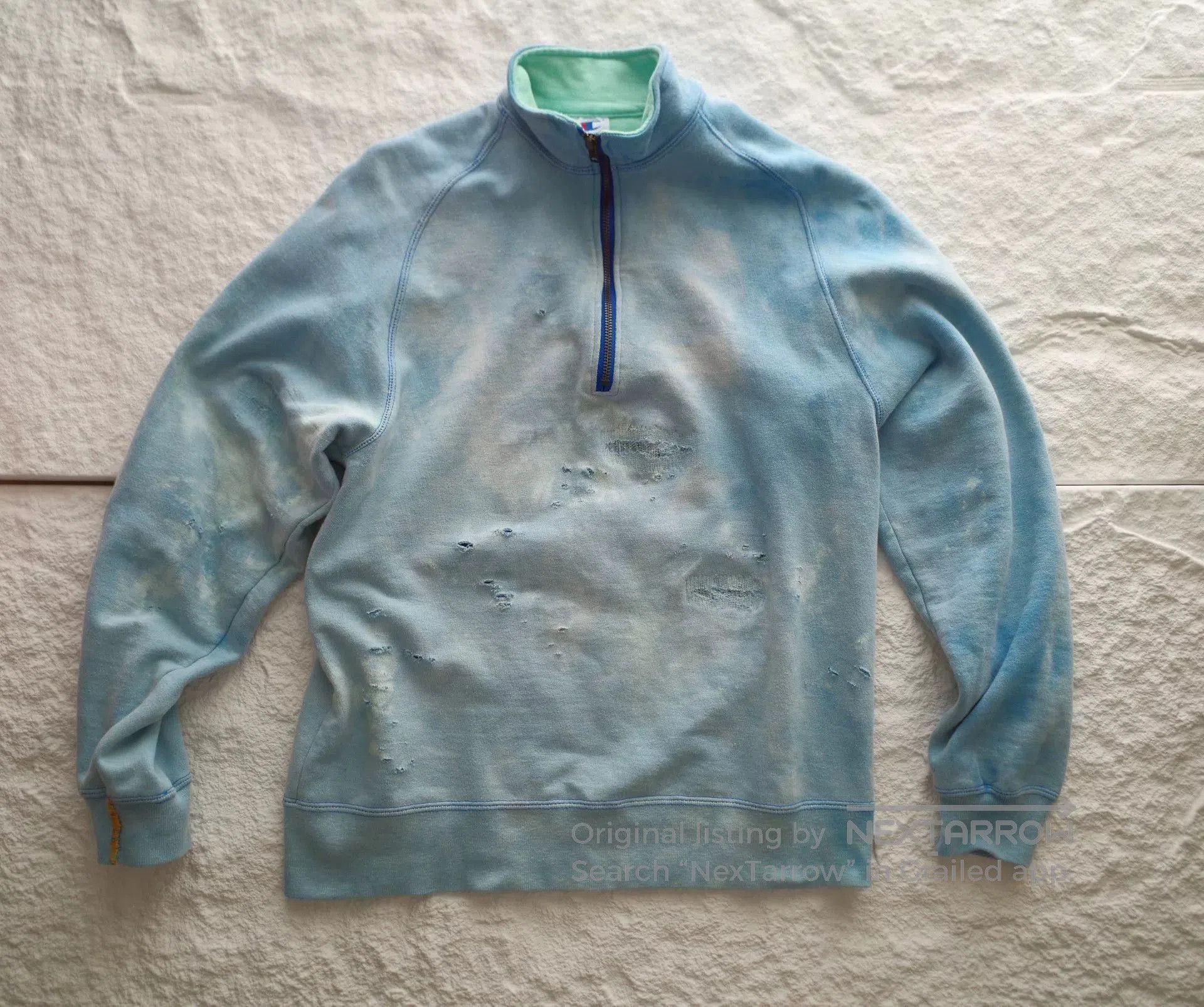 Champion Champion Vintage US Boro Washed Distressed Sweatshirt. Size US M / EU 48-50 / 2 - 1 Thumbnail