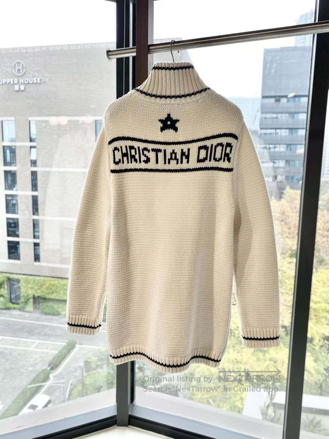 Dior Dior Classic tagline croissant knitted cardigan| Size XXS / US 00 / IT 34 - 3 Thumbnail