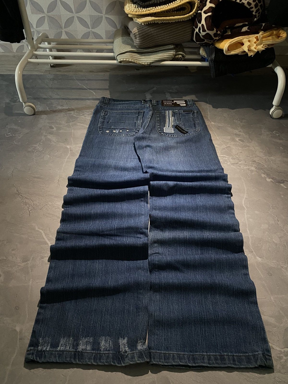 Vintage Baggy Japanese Vintage Jean / Glamour Number Nine Style 90 Size US 32 / EU 48 - 1 Thumbnail