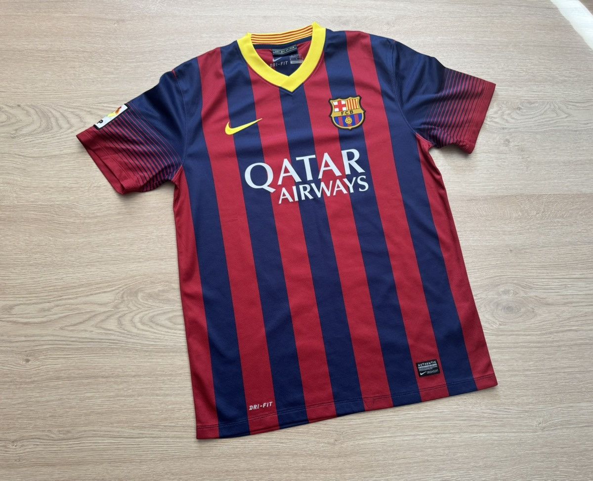 Nike FC Barcelona 532822 Soccer Messi 2013/2014 Home Shirt