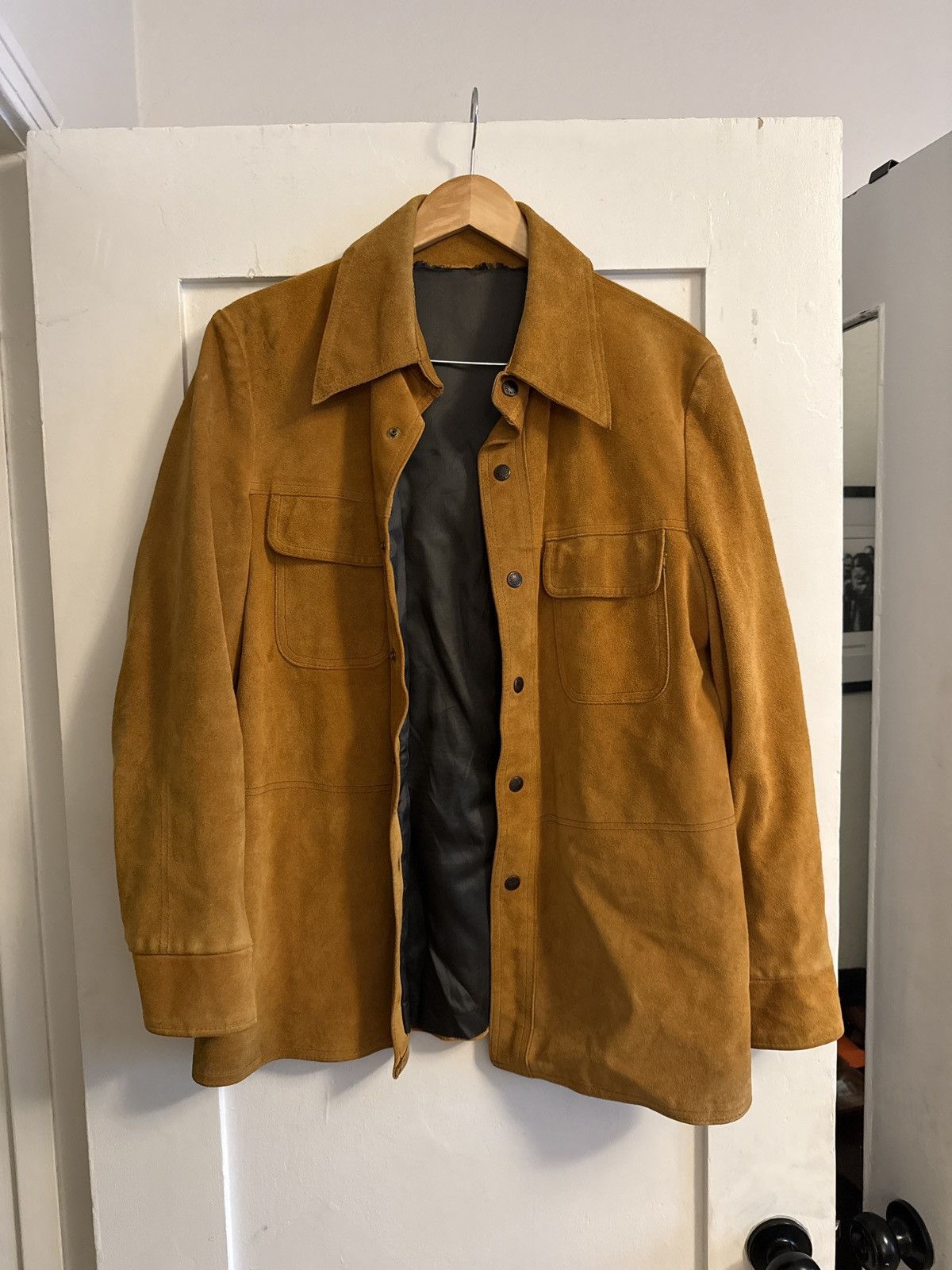 William Barry Vintage Western suede leather overshirt Size US M / EU 48-50 / 2 - 1 Thumbnail