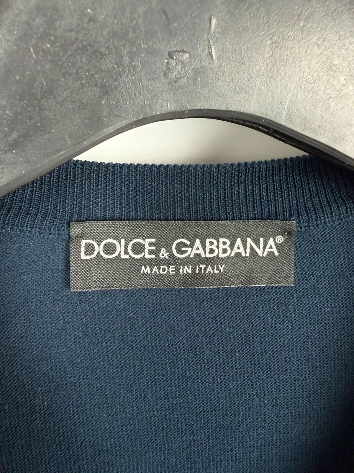 Dolce & Gabbana Dolce & Gabbana Cotton V-Neck Pullover Men size 50 Size US M / EU 48-50 / 2 - 3 Thumbnail