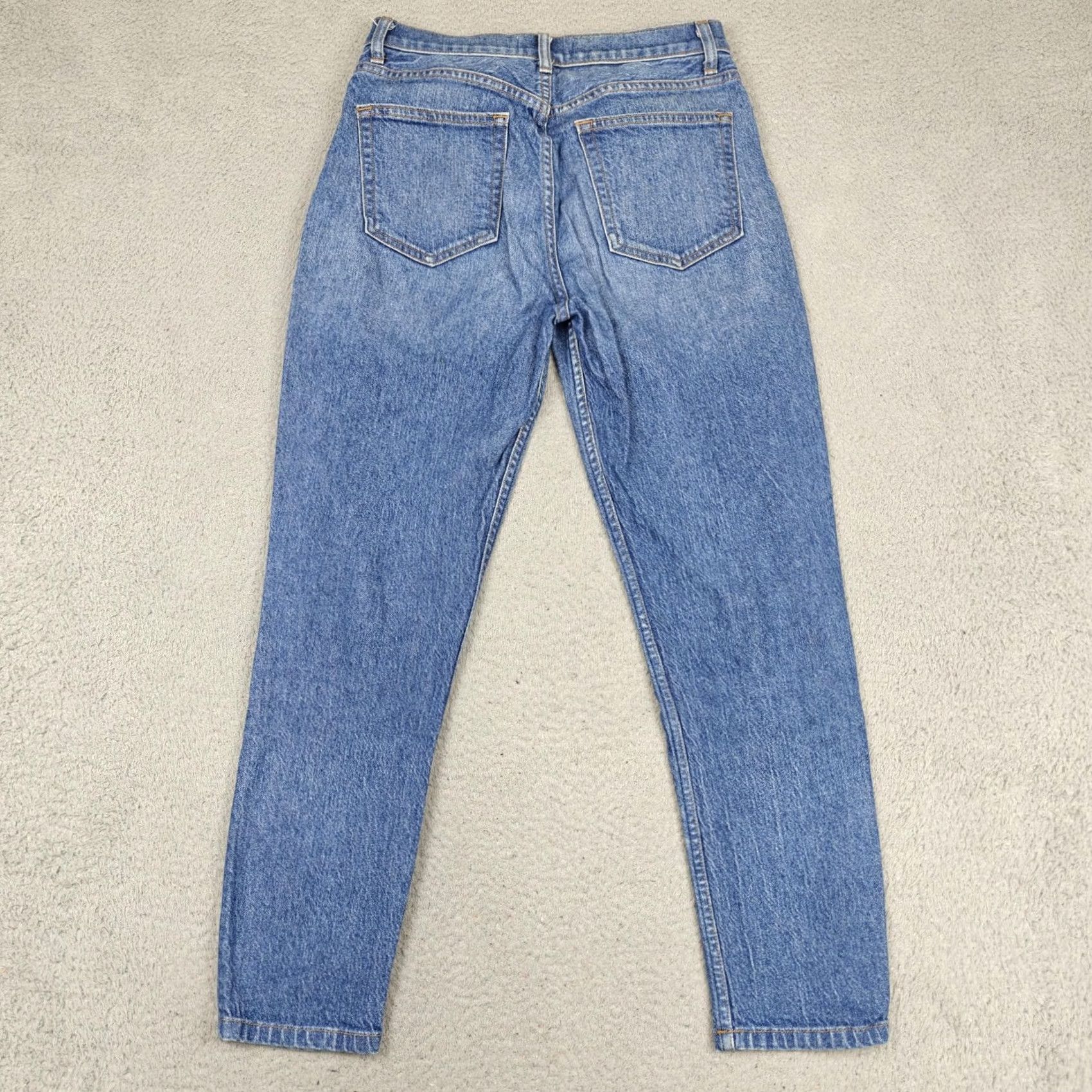 Reformation VINTAGE? No. Reformation Jeans Womens 28 Blue Serena High Skinny Crop Stretch Slim Denim Shirt? Size 28" / US 6 / IT 42 - 6 Thumbnail