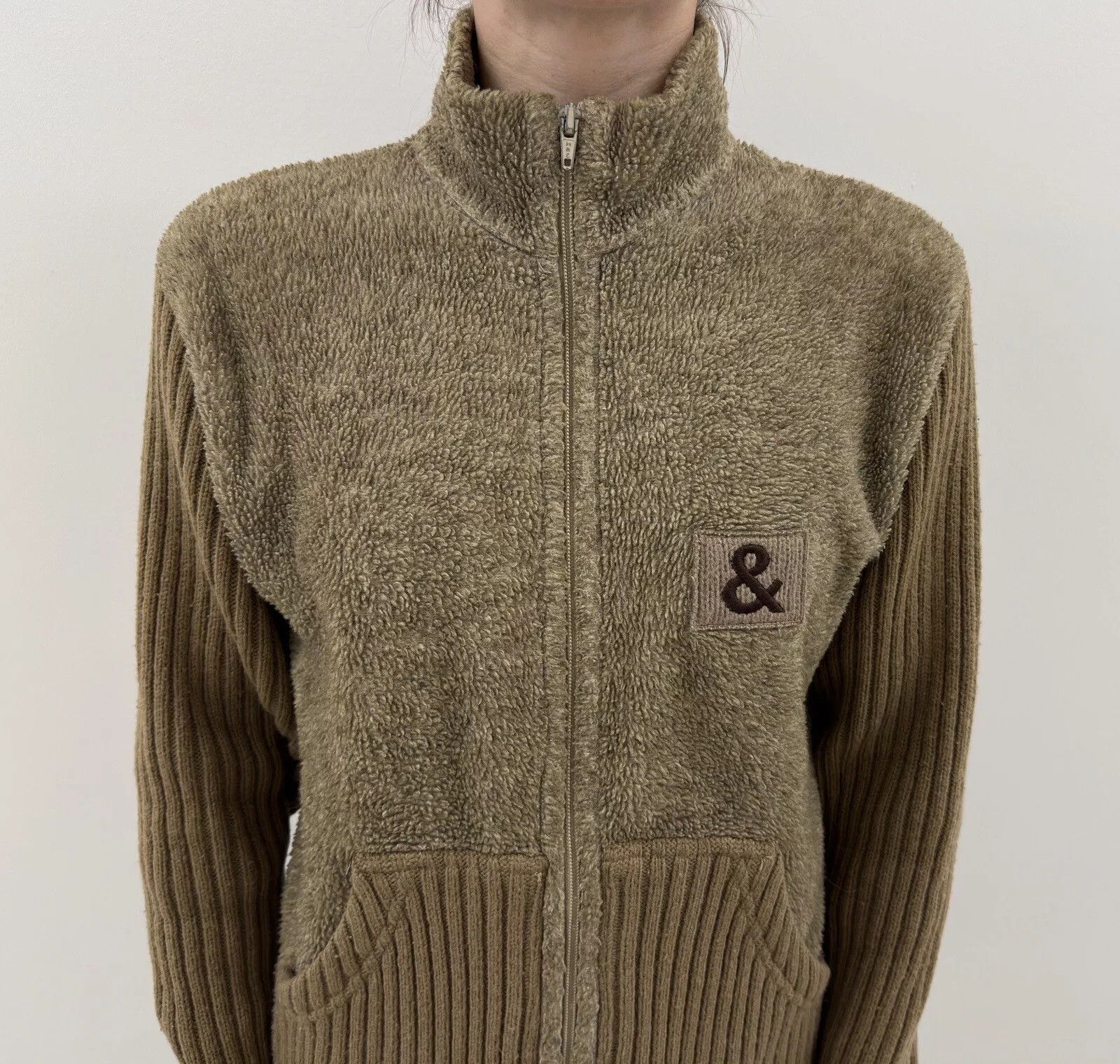 Dolce & Gabbana × Vintage VINTAGE 2000s DOLCE GABBANA DG WOMENS FLEECE SWEATER ZIP Size M / US 6-8 / IT 42-44 - 6 Thumbnail