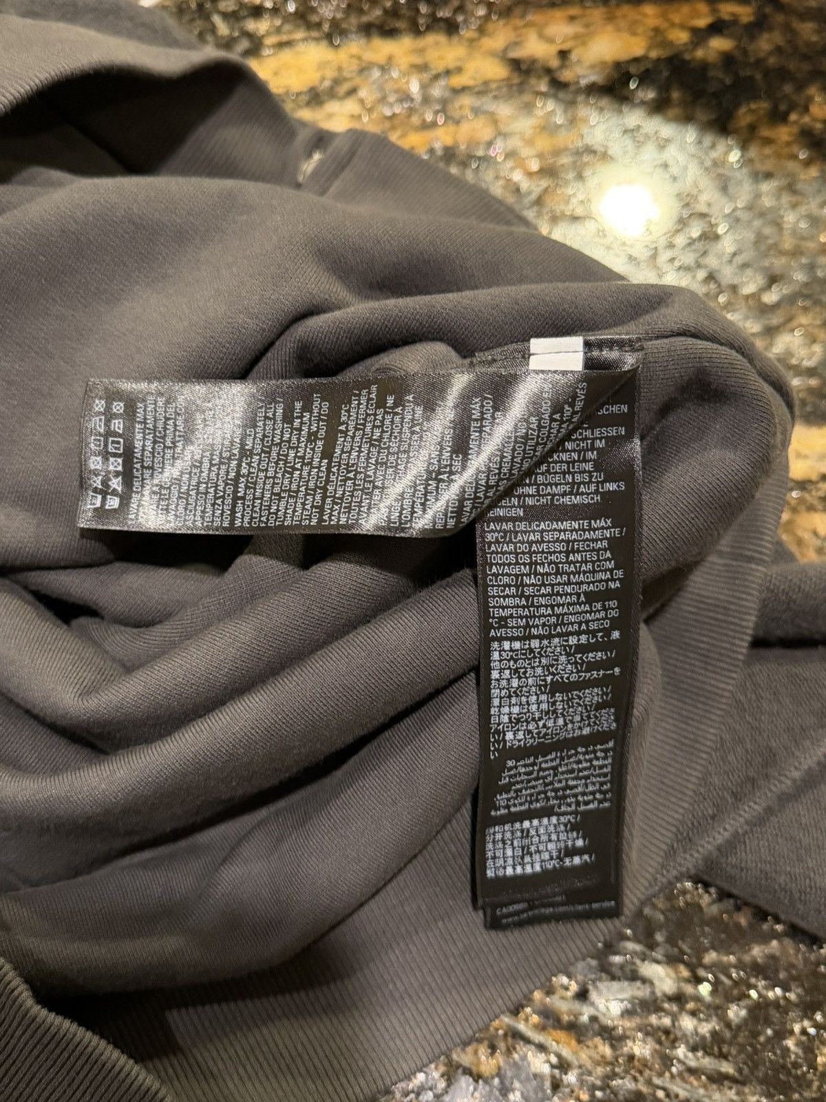 Balenciaga Balenciaga Loop Sports Icon Inside-Out Washed Black Hoodie Size US M / EU 48-50 / 2 - 14 Thumbnail