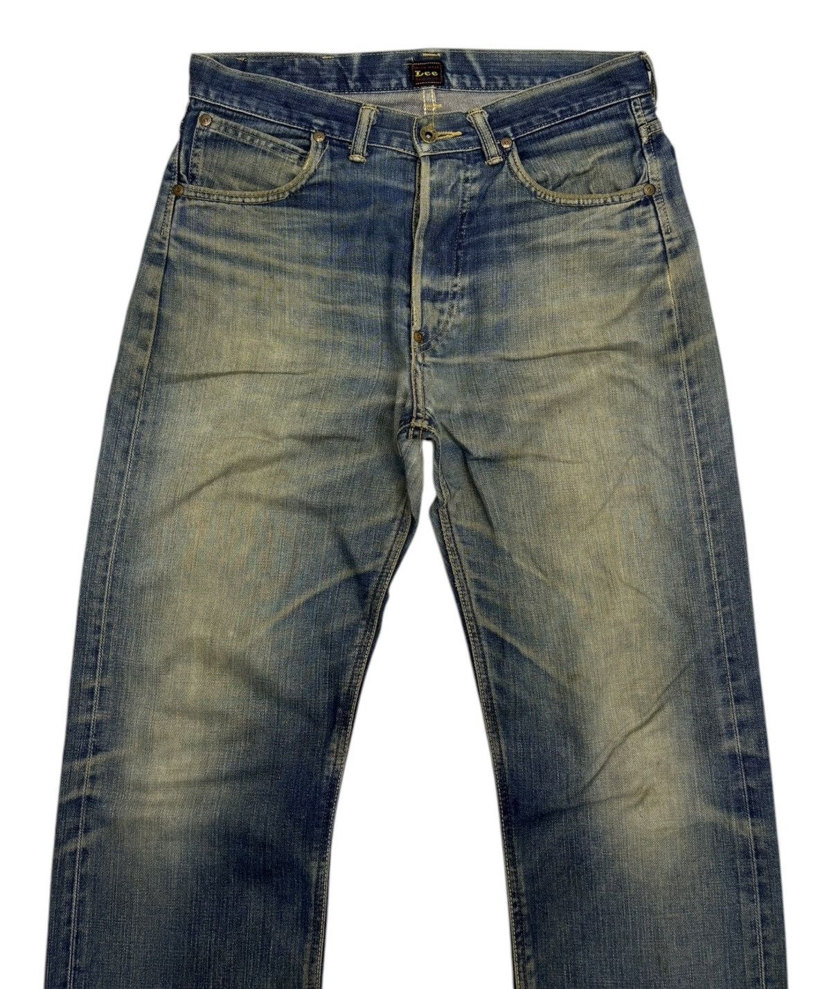 Lee 🔥Vintage Steal🔥Lee Cowboy Selvedge Denim Jeans Distressed Size US 31 - 3 Thumbnail