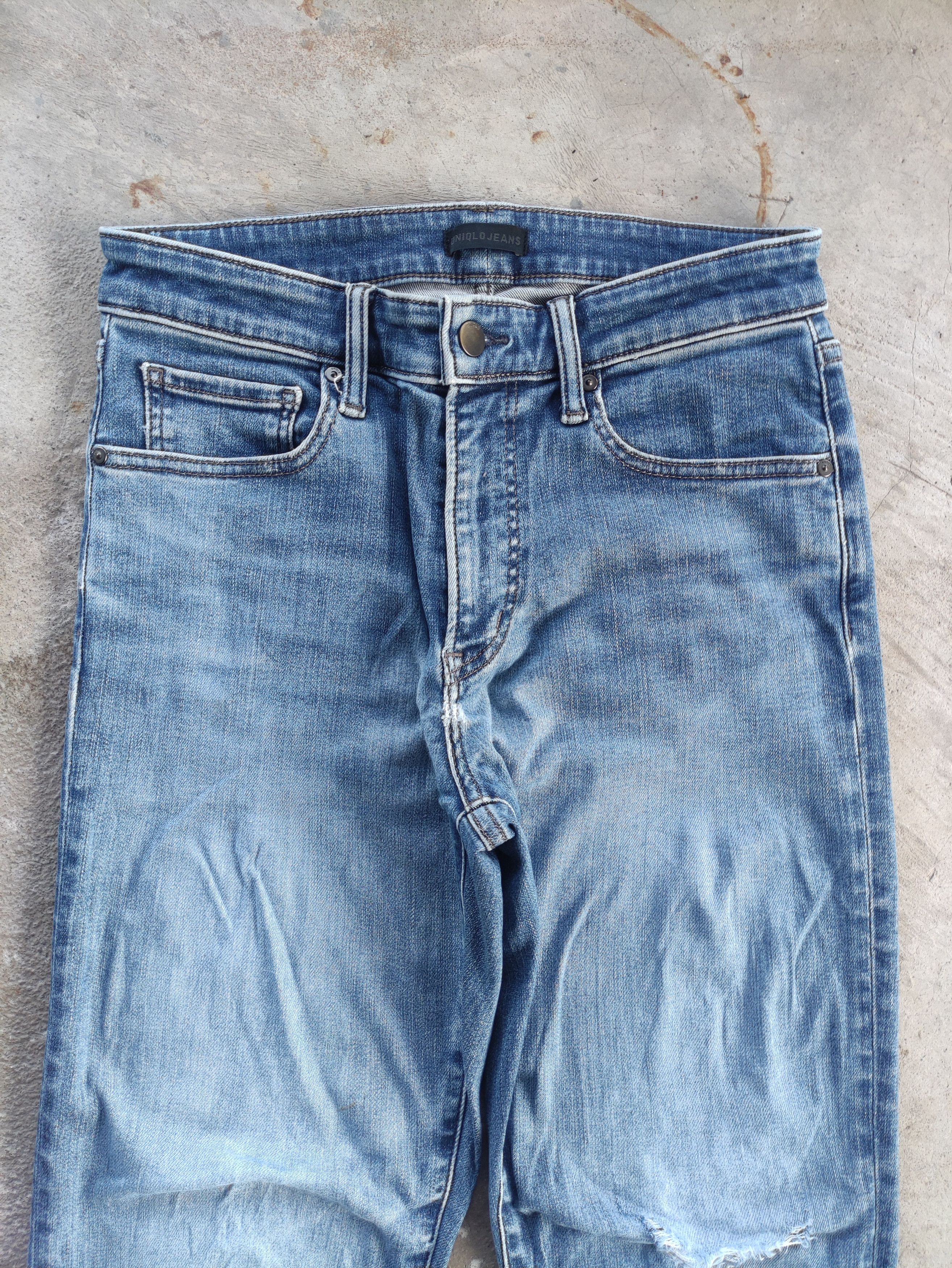 Japanese Brand Vintage Japanese Denim Distressed Faded Jean Size US 29 - 3 Thumbnail